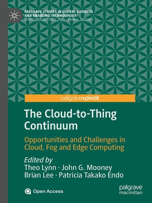 Title details for The Cloud-to-Thing Continuum by Theo Lynn - Available